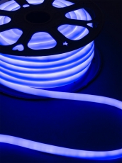 Гибкий неон круглый SMD2835-120 LED/м-220 В-6,5 Вт/м-IP67-синий (25м) | SQ0331-1522 | TDM
