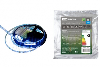Лента светодиодная SMD2835-60 LED/м-IP65-12 В-4,8 Вт/м-синий (5 м) | SQ0331-0313 | TDM