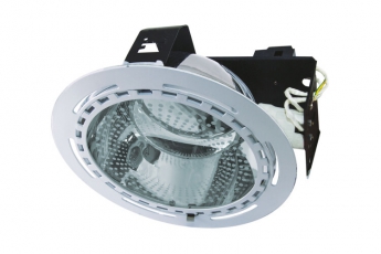 Светильник встраиваемый под лампу ЛВО 01 Downlight 20Вт КЛЛ Е27 IP20 | SQ0342-0021 | TDM