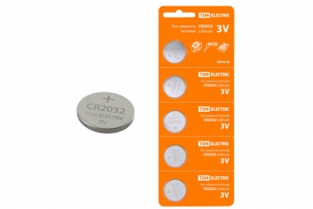 Элемент питания CR2032 Lithium 3V BP-5 | SQ1702-0029 | TDM