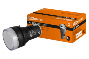 Лампа AD-22DS(LED)матрица d22мм белый 36В AC/DC  | SQ0702-0023 | TDM