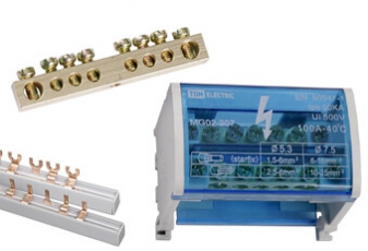 Шина соединительная 4П 63A PIN (штырь) 1м.  | SQ0802-0004 | TDM