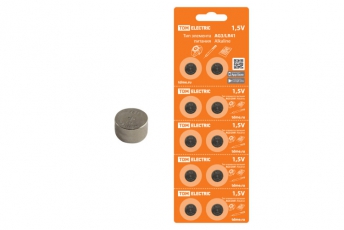 Элемент питания AG3/LR41 Alkaline 1,5V BP-10 | SQ1702-0041 | TDM