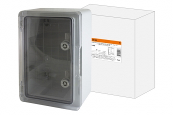 Бокс пластиковый ЩМП-0-8, прозрачная крышка ABS, IP65, -45 до +75 С, навесной, (700x500x250) | SQ0933-0208 | TDM