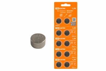 Элемент питания AG13/LR44 Alkaline 1,5V BP-10 | SQ1702-0044 | TDM
