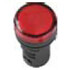 Лампа AD-22DS(LED)матрица d22мм красный 230В  | SQ0702-0002 | TDM
