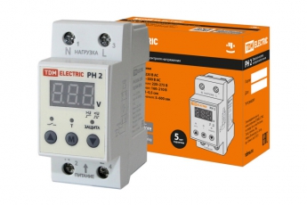 Реле напряжения РН 2 63А-220В (LED-дисплей) | SQ1504-0016 | TDM