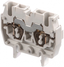 Клемма DR2,5/5.2L пруж. 2.5мм.кв. серая, мини, DIN2 | 1SNA290201R1100 | TE