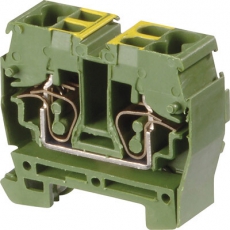 Клемма DR2,5/10.P.4L пруж. 2.5мм.кв. зем., мини, DIN2 | 1SNA290219R1200 | TE