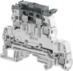 Клемма винтовая ZS4-D2-SF1 - 4 мм?, 2 уровня, 4 зажима, держатель предохранителя на верхнем уровне | 1SNK508425R0000 | TE