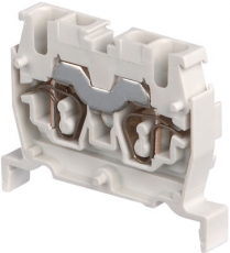 Клемма DS2,5/5.N.2L пруж. 2.5мм.кв. синяя, мини, DIN3 | 1SNA290223R0600 | TE