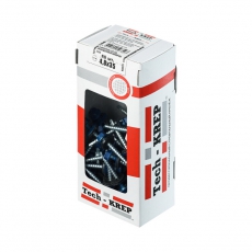 Саморез КР св. 4,8х35 RAL 5005 (насыщ. синий) (60 шт) - коробка с ок. D ( 0,369 кг) | 124646 | Tech-KREP