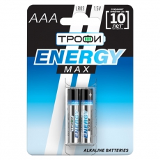 Батарейка щелочная (алкалиновая) LR03-2BL ULTRA (60/480/19200) (AAA) | Б0018946 | ТРОФИ
