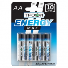 Батарейка щелочная (алкалиновая) LR6-6BL ULTRA (60/480/19200) (AA) | Б0015136 | ТРОФИ