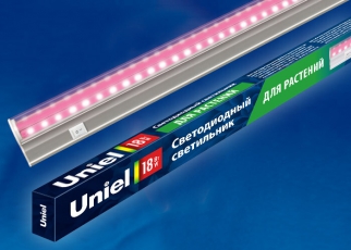 Светильник светодиодный для растений 550мм, выкл на корпусе ULI-P20-18W/SPSB IP40 WHITE Спектр для рассады и цветения | UL-00002992 | Uniel