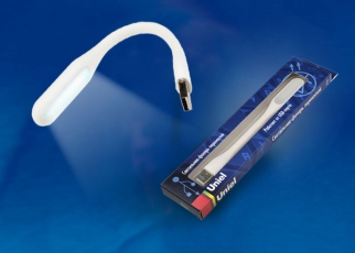 Светильник-фонарь переносной TLD-541 White прорезиненный корпус, 6 LED, питание от USB-порта, цвет-белый. | UL-00000253 | Uniel
