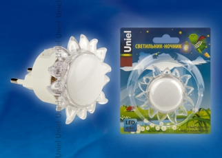 Светильник-ночник DTL-308-Подсолнух/RGB/4LED/05W выключатель на корпусе. | 10322 | Uniel
