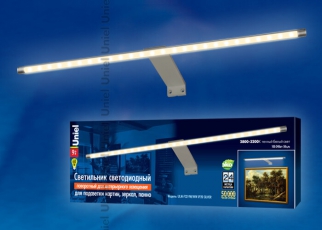 Светильник светодиодный поворотный L=52,5см. ULM-F32-9W/WW IP20 SILVER 3000К корпус алюминий, цвет серебро | 08005 | Uniel