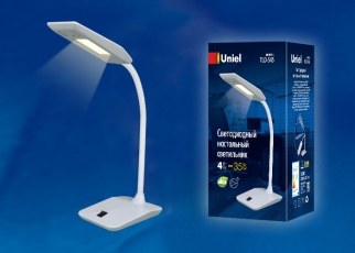 Светильник настольный TLD-545 Black-White/LED/350Lm/3500K 4W Черный с белым | UL-00002231 | Uniel