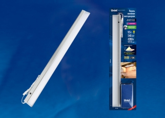 Панель светодиодная линейная ультратонкая с сенсором димм ULI-F41-9,5W4200K/DIM SENSOR IP20 SILVER 600х53х14мм 540Lm серебро | UL-00002884 | Uniel