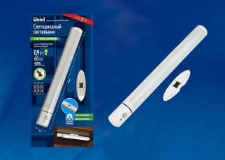 Светильник светодиодный мебельный встраиваемый с ДД ULM-F43-0,9W/4200K SENSOR IP20 WHITE от ЭП 3АА 60Lm белый | UL-00003037 | Uniel