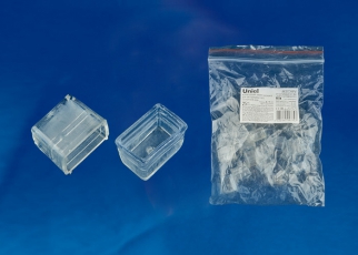 Заглушка для LED лент ULS-N21 NEON 220В, 8x16мм. прозрачный, UCW-N21 CLEAR 025 POLYBAG 25 шт/упак | UL-00002938 | Uniel