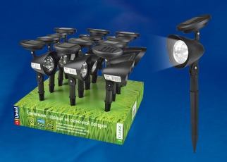 Cветильник садовый декоративный на солнечной батарее USL-C-691/PT270 FLASH SET12 набор 12шт. 4000К, 1*AA Ni-Cd акк. в/к. IP44 | UL-00001688 | Uniel