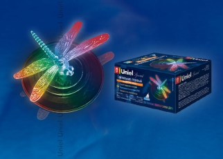 Cветильник садовый декоративный на солнечной батарее Magic dragonfly USL-S-106/PT075 Серия Special | 07293 | Uniel