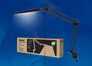 Светильник настольный TLD-524 Black/8W/ на струбцине/LED/500Lm/4500K/Dimmer/Цвет-черный | 10608 | Uniel