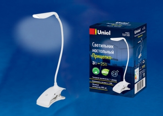 Светильник настольный TLD-533 White/LED/250Lm/5500K/Dimmer 