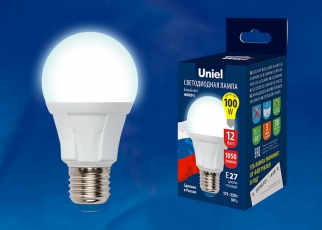 Лампа светодиодная LED-A60 12W/DW/E27/FR PLP01WH LED. 