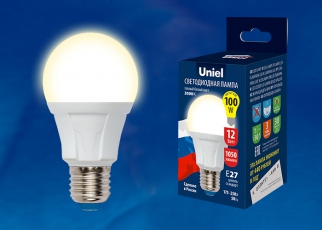 Лампа светодиодная LED-A60 12W/WW/E27/FR PLP01WH LED. 