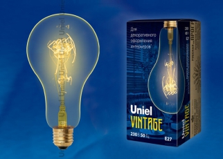 Лампа накаливания ЛОН Vintage IL-V-A95-60/GOLDEN/E27 SW01 «груша». нити SW | UL-00000477 | Uniel