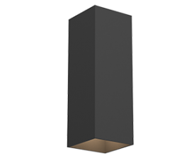 Cветильник светодиодный WL-Cube настенный 10W 3000K 80х80х230 мм угол 60° IP54 RAL9005 черный муар | V1-R5-91513-21000-5401030 | VARTON