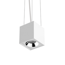 Светильник светодиодный DL-02 Cube подвесной 100х110 мм 12Вт 3000K 35° RAL9010 белый мат. | V1-R0-00360-30000-2001230 | VARTON