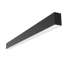 Светильник светодиодный Х-line один. подвесной 10Вт 3000К 507x63x100мм IP40 RAL9005 черный муар DALI опал 2 торц.кр.|V1-R0-90828-02OPD-4001030|VARTON