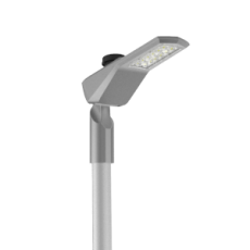 Светильник светодиодный уличный Levante Plaza 50 Вт кронштейн 48мм 4000К 1..10V NEMA RAL7045 серый муар | V1-S1-70648-40U34-6605040 | VARTON