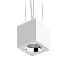 Светильник светодиодный DL-02 Cube подвесной 125х135 мм 20Вт 3000K 35° RAL9010 белый мат. DALI | V1-R0-00360-30D01-2002030 | VARTON