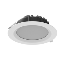 Светильник светодиодный Downlight круг. встр. 230*81 мм 40W 4000K IP54/20 RAL9010 бел. мат. авар пост. Teletest | V1-R0-00084-10AT0-4404040 | VARTON