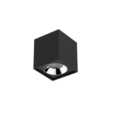 Светильник светодиодный DL-02 Cube накладной 100*110 12W 3000K 35° RAL9005 черный муар | V1-R0-T0360-20000-2001230 | VARTON