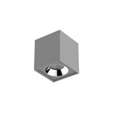 Светильник светодиодный DL-02 Cube накладной 100*110 12W 4000K 35° RAL7045 серый муар | V1-R0-H0360-20000-2001240 | VARTON