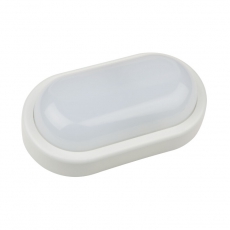 Светильник светодиодный пылевлагозащищенный для ЖКХ ULW-Q212 12W/NW SENSOR IP54 WHITE с ДД овал 4000K 960Лм 200Х97мм белый | UL-00003229 | Volpe