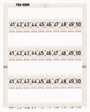 Набор маркеров WMB,500 шт./набор (уп/5шт) | 793-5506 | WAGO