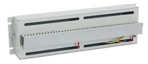 Панель WZ-PS3U-00-00-011 с DIN-рейкой, тип TS-35, 1ряд, 22 единицы 17.5мм, 3U 19